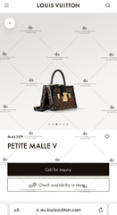 LV PETITE MALLE V M46309 - LIKE AUTH 99%