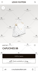 LV CAPUCINES BB M20742 - LIKE AUTH 99%