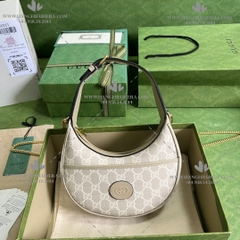 GUCCI HALF-MOON-SHAPED MINI BAG WITH INTERLOCKING G 726843 - LIKE AUTH 99%