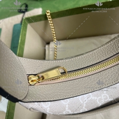 GUCCI HALF-MOON-SHAPED MINI BAG WITH INTERLOCKING G 726843 - LIKE AUTH 99%
