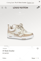 LV SKATE SNEAKER - LIKE AUTH 99%