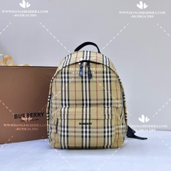 BURBERRY CHECK BACKPACK - LIKE AUTH 99%