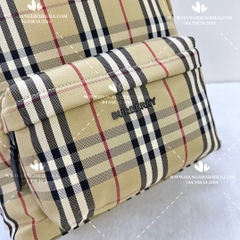 BURBERRY CHECK BACKPACK - LIKE AUTH 99%
