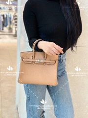 HERMES BIRKIN B25 MAY TAY 100% - LIKE AUTH 99%