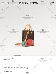 LV x YK PETIT SAC PLAT BAG M82112 - LIKE AUTH 99%