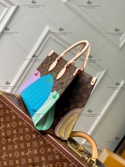LV x YK ONTHEGO MM MONOGRAM CANVAS M46473 - LIKE AUTH 99%