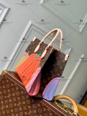 LV x YK ONTHEGO MM MONOGRAM CANVAS M46473 - LIKE AUTH 99%