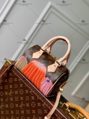 LV x YK SPEEDY BANDOULIERE 20 MONOGRAM M46469 - LIKE AUTH 99%