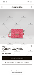 LV DAUPHINE MINI M20747
