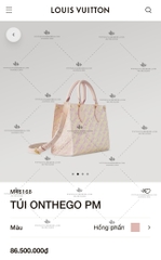 LV ONTHEGO PM TOTE BAG M46168 - LIKE AUTH 99%