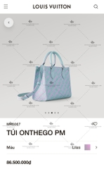 LV ONTHEGO PM TOTE BAG M46067 - LIKE AUTH 99%