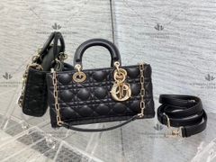 MEDIUM LADY D-JOY BAG - LIKE AUTH 99%