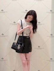 MEDIUM LADY D-JOY BAG - LIKE AUTH 99%