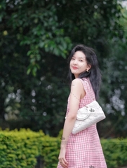MEDIUM LADY D-JOY BAG - LIKE AUTH 99%