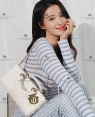 MEDIUM LADY D-JOY BAG - LIKE AUTH 99%