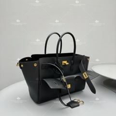BALENCIAGA WOMEN'S BEL AIR SMALL CARRY ALL BAG IN BLACK GOLD HARDWARE - LIKE AUTH 99%