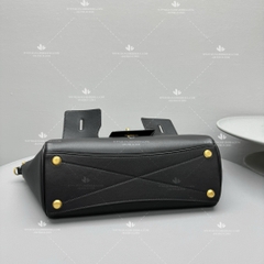 BALENCIAGA WOMEN'S BEL AIR SMALL CARRY ALL BAG IN BLACK GOLD HARDWARE - LIKE AUTH 99%