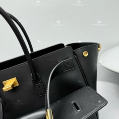BALENCIAGA WOMEN'S BEL AIR SMALL CARRY ALL BAG IN BLACK GOLD HARDWARE - LIKE AUTH 99%