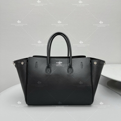 BALENCIAGA WOMEN'S BEL AIR SMALL CARRY ALL BAG IN BLACK SILVER HARDWARE - LIKE AUTH 99%