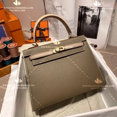 HERMES KELLY B25 MAY TAY 100% - LIKE AUTH 99%