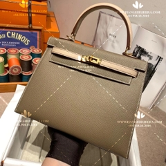 HERMES KELLY B25 MAY TAY 100% - LIKE AUTH 99%