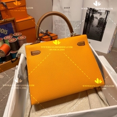 HERMES KELLY B25 MAY TAY 100% - LIKE AUTH 99%