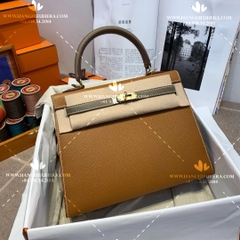 HERMES KELLY B25 MAY TAY 100% - LIKE AUTH 99%