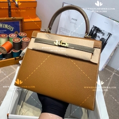 HERMES KELLY B25 MAY TAY 100% - LIKE AUTH 99%