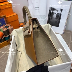 HERMES KELLY B25 MAY TAY 100% - LIKE AUTH 99%
