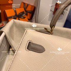 HERMES KELLY B25 MAY TAY 100% - LIKE AUTH 99%