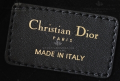 MEDIUM DIOR TOUJOURS BAG BLACK MACROCANNAGE CALFSKIN M2821OSHJ_M900 - LIKE AUTH 99%