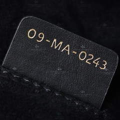 MEDIUM DIOR TOUJOURS BAG BLACK MACROCANNAGE CALFSKIN M2821OSHJ_M900 - LIKE AUTH 99%