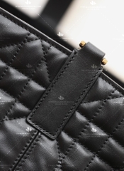 MEDIUM DIOR TOUJOURS BAG BLACK MACROCANNAGE CALFSKIN M2821OSHJ_M900 - LIKE AUTH 99%