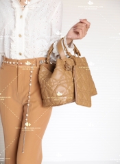 MEDIUM DIOR TOUJOURS BAGMEDIUM TAN MACROCANNAGE CALFSKIN M2821OSHJ_M53U - LIKE AUTH 99%