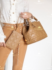 MEDIUM DIOR TOUJOURS BAGMEDIUM TAN MACROCANNAGE CALFSKIN M2821OSHJ_M53U - LIKE AUTH 99%