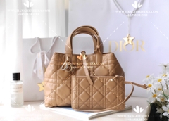 MEDIUM DIOR TOUJOURS BAGMEDIUM TAN MACROCANNAGE CALFSKIN M2821OSHJ_M53U - LIKE AUTH 99%