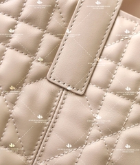 MEDIUM DIOR TOUJOURS BAG POWDER BEIGE MACROCANNAGE CALFSKIN M2821OSHJ_M51U - LIKE AUTH 99%
