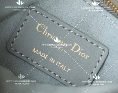 MEDIUM DIOR TOUJOURS BAG STONE GRAY MACROCANNAGE CALFSKIN M2821OSHJ_M41G - LIKE AUTH 99%