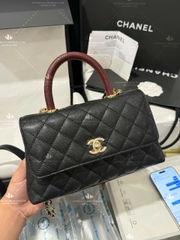 Chanel Small Coco Handle in Caviar Gold Hardware