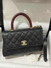 Chanel Small Coco Handle in Caviar Gold Hardware