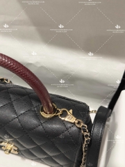Chanel Small Coco Handle in Caviar Gold Hardware