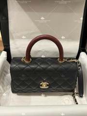Chanel Small Coco Handle in Caviar Gold Hardware