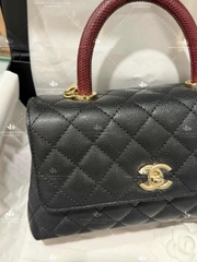 Chanel Small Coco Handle in Caviar Gold Hardware