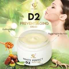 White Perfect D2 Kem dưỡng trắng da ban đêm