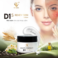 White Perfect D1S Renew Skin kem dưỡng trắng da ngừa nám cho da nhạy cảm