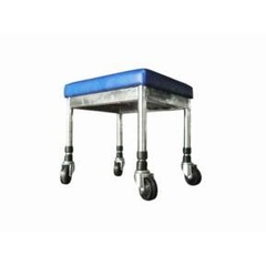 PN73IX - Ghế ngồi tập VLTL inox có bánh xe