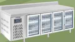 Bàn mát 4 cửa kính Berjaya B 4D/C8/6-S (Refrigerated Barline)