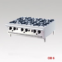 Bếp âu 6 họng Berjaya / Open Burner Table Top OB6