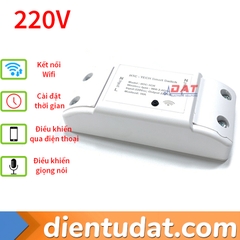 Công Tắc Điều Khiển 1 Thiết Bị Qua Wifi 220V - App Smart Life