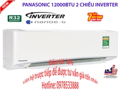 Điều hòa Panasonic 12000Btu 2 Chiều Inverter